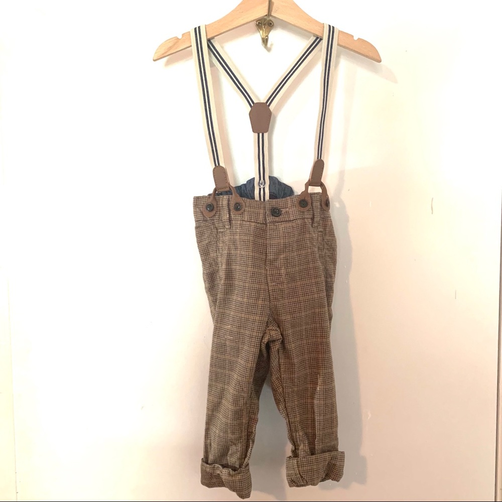 H&M pants and suspenders